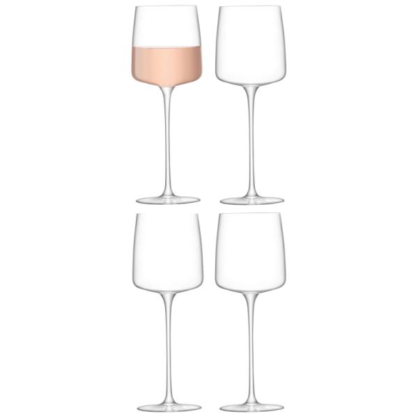 LSA | G1720-13-301 | Metropolitan Wine Glass 350ml Clear x 4