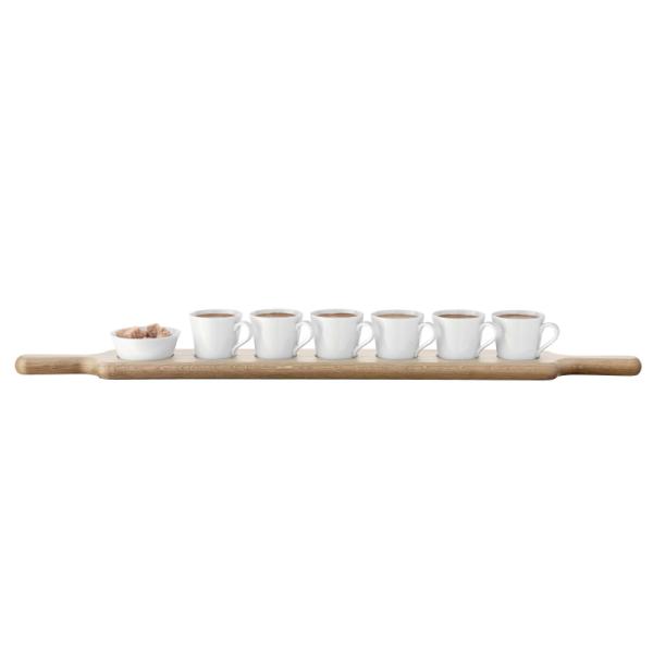 LSA | P221-00-517 | Paddle Espresso Set Of 7 Pieces