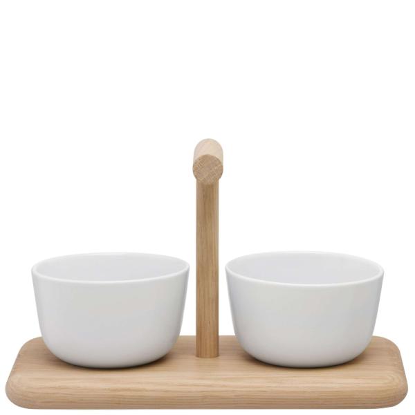 LSA | P281-00-997 | Dine Duo Set & Oak Base L26cm W13cm