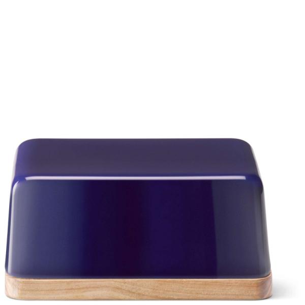 LSA | P292-14-002 | Collective Butter Dish With Wooden Lid Cobalt