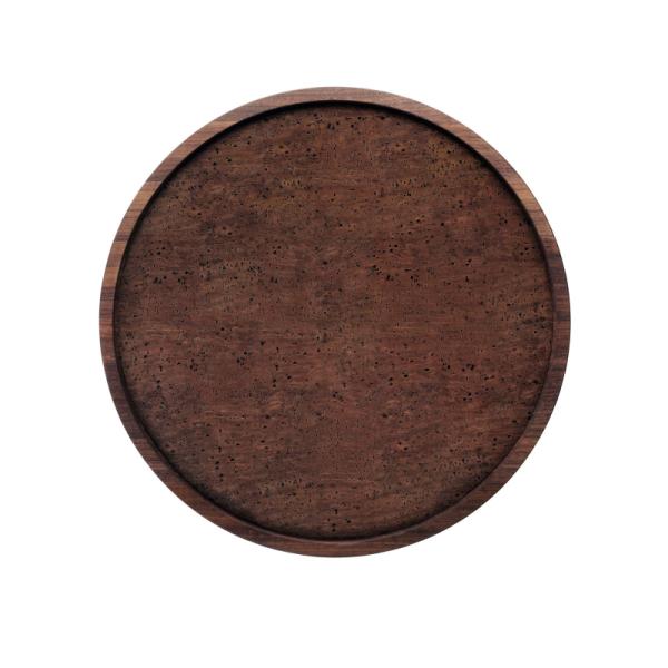 LSA | W180-04-040 | City Serving Tray Ø 40cm Walnut