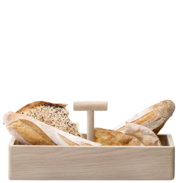 LSA | W213-02-000 | Dine Oak Bread Basket H16cm L35cm W12cm