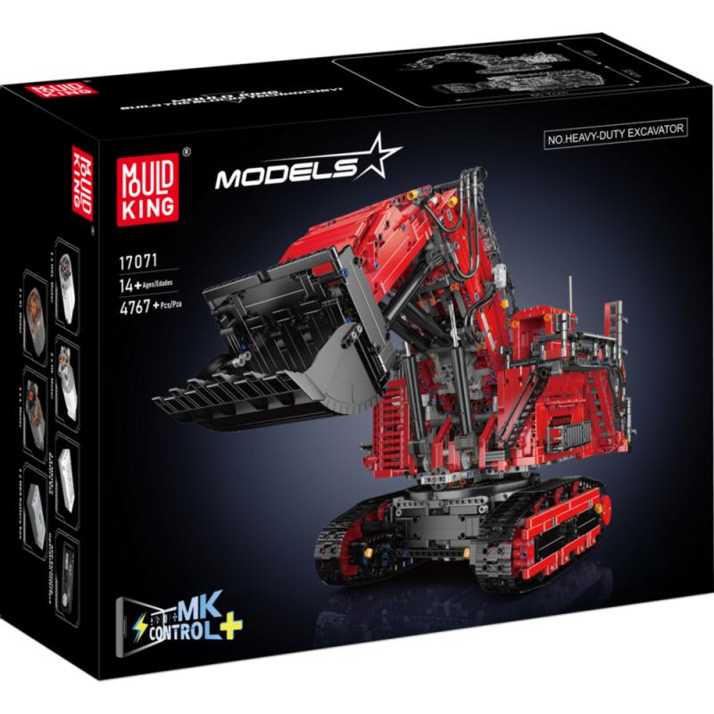 17071 | Heavy-duty Excavator Red