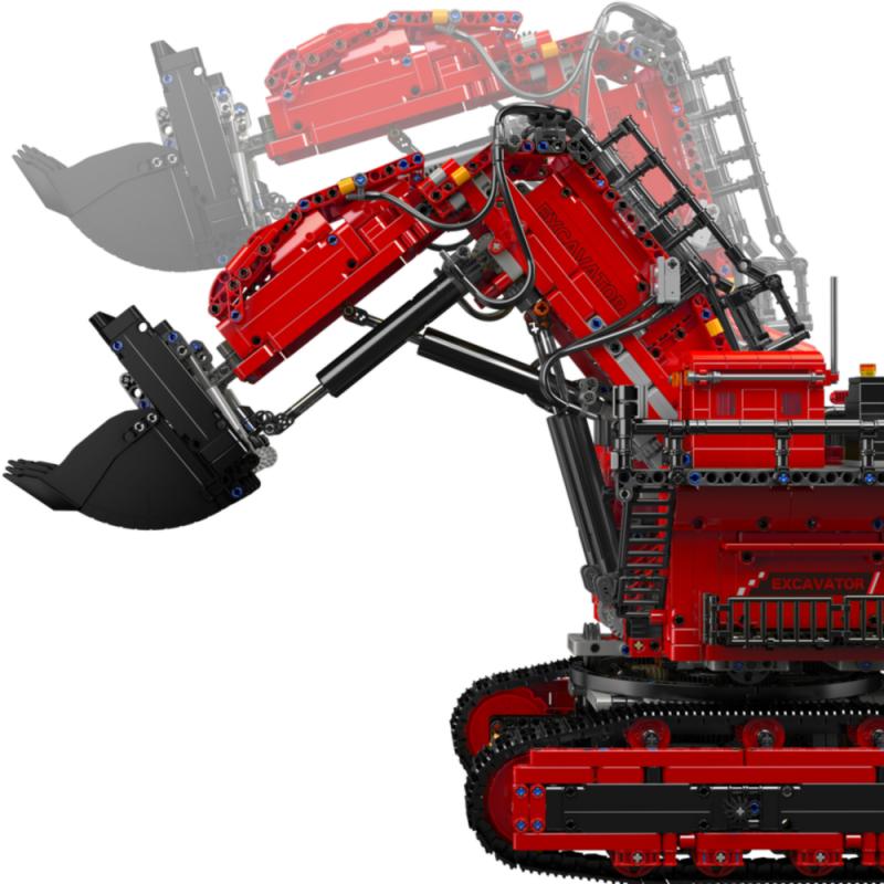 17071 | Heavy-duty Excavator Red