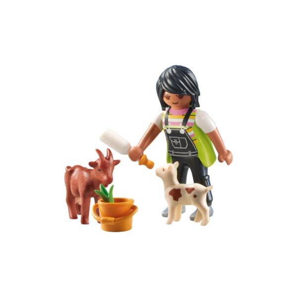 71759 | Woman with Goats