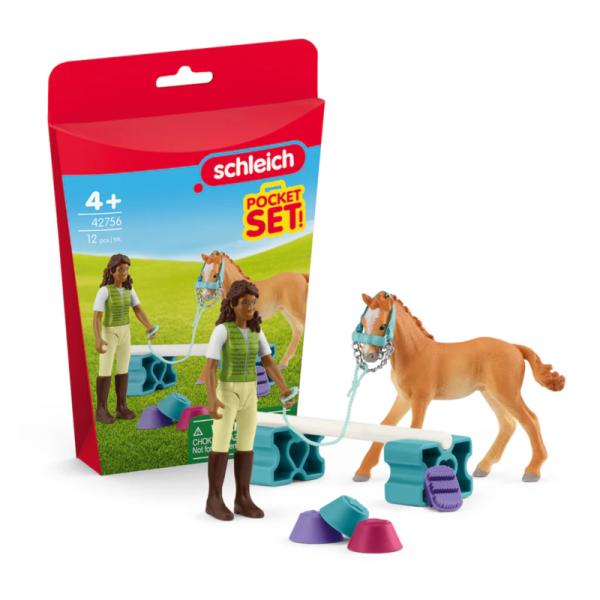 42756 | Horse Training Playset With Tennessee Walker Foal