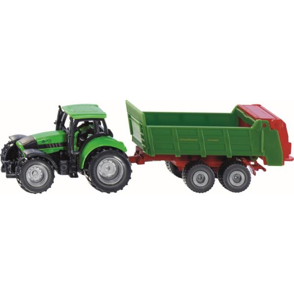 1673 | Deutz-Fahr with Universal Strautmann Manure Spreader