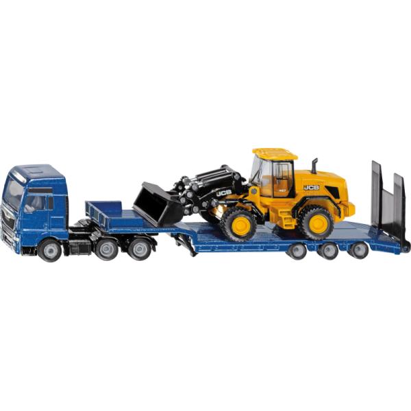 1790 | MAN Truck with Low Loader andJCB Wheel Loader